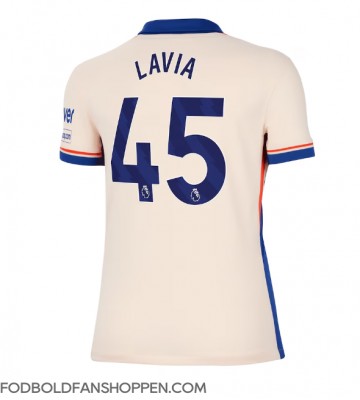 Chelsea Romeo Lavia #45 Udebanetrøje Dame 2024-25 Kortærmet